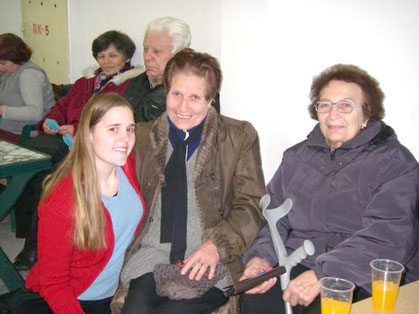 Сара Ръшинг сред ловчалиики