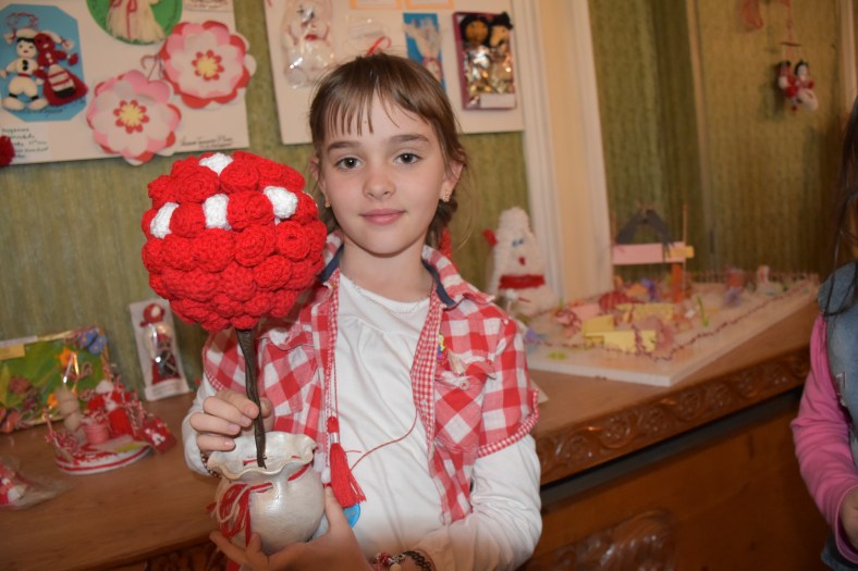 Вероника Чаврова с мартеницата